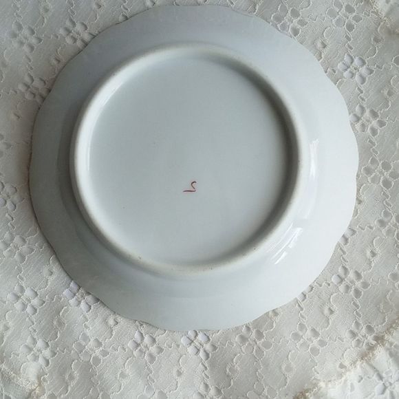 Vintage Hand Painted Signed Candy/Trinket Dish - Picture 4 of 5